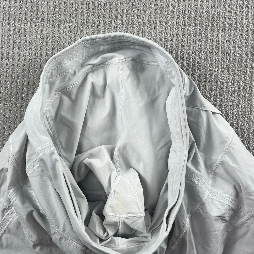 Lululemon Skirt Womens Size 10 Tall White Pace Rival Lined Skort Tennis